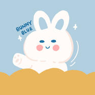 Bunny. Blue